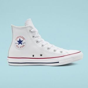 Converse Chuck Taylor Leather High Tops SZ 10.5 Women’s or 8.5 Mens